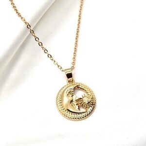 Moon Sun Bohemian Necklace